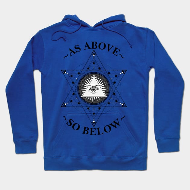 ~AS ABOVE SO BELOW~ Hoodie by Coot's